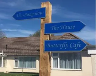 Abbey Lodge - outside view of care home